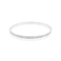 Sterling Silver Pave Love Bangle