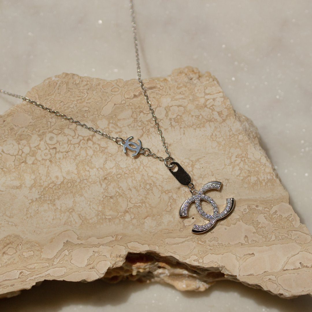 Sterling Silver Designer Inspired Necklace