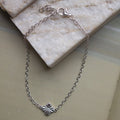Sterling Silver Clover with Centre CZ Bracelet