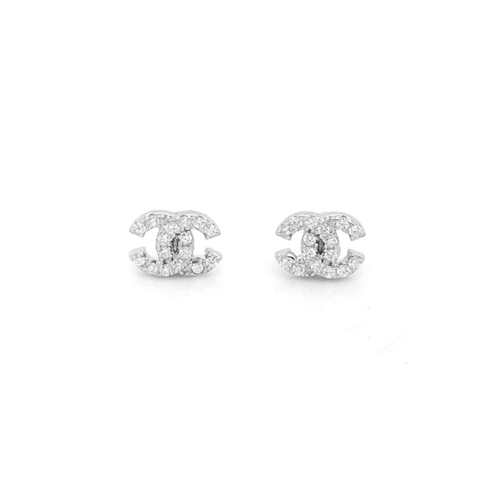 Sterling Silver Designer Inspired Studs