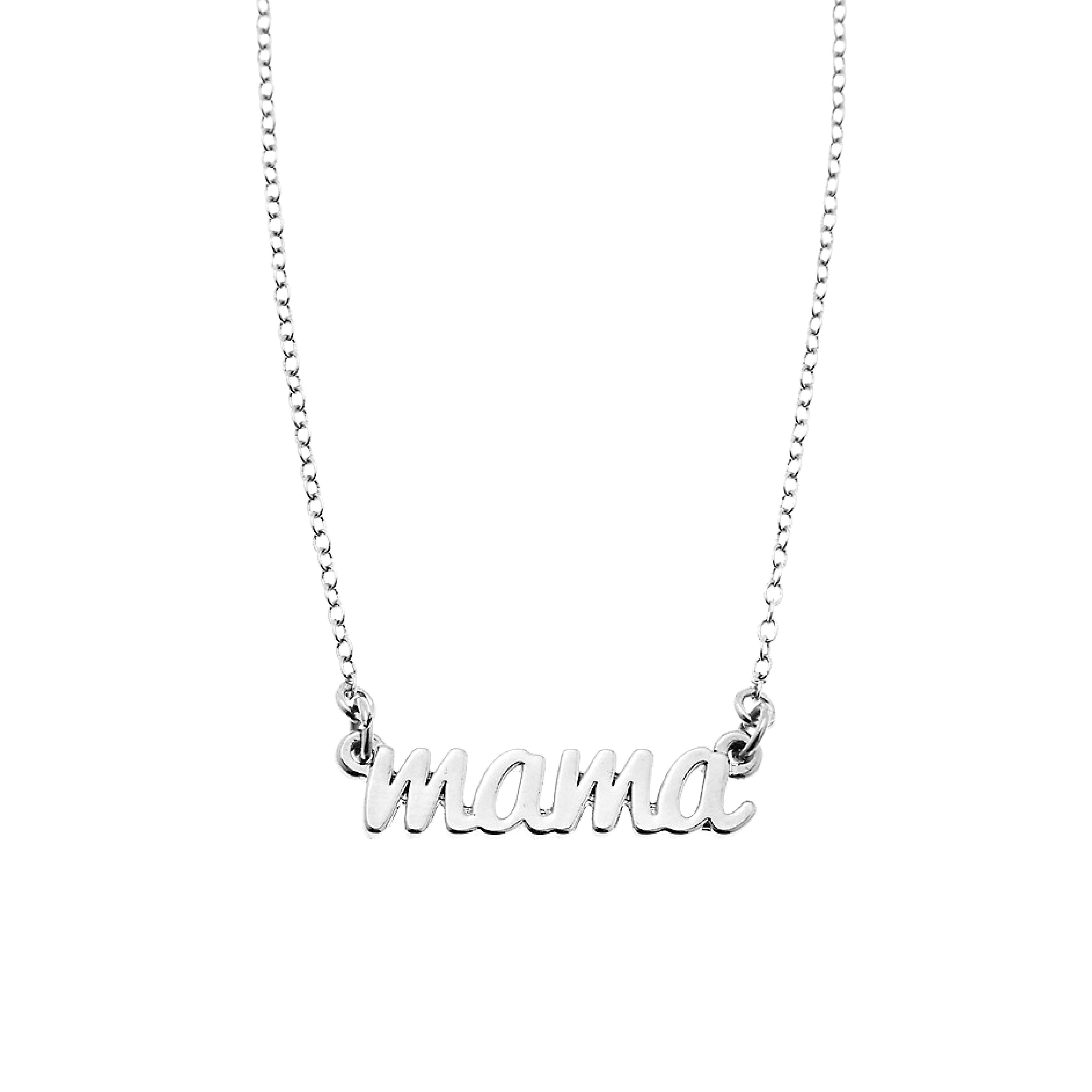 Sterling Silver MAMA Signature Necklace