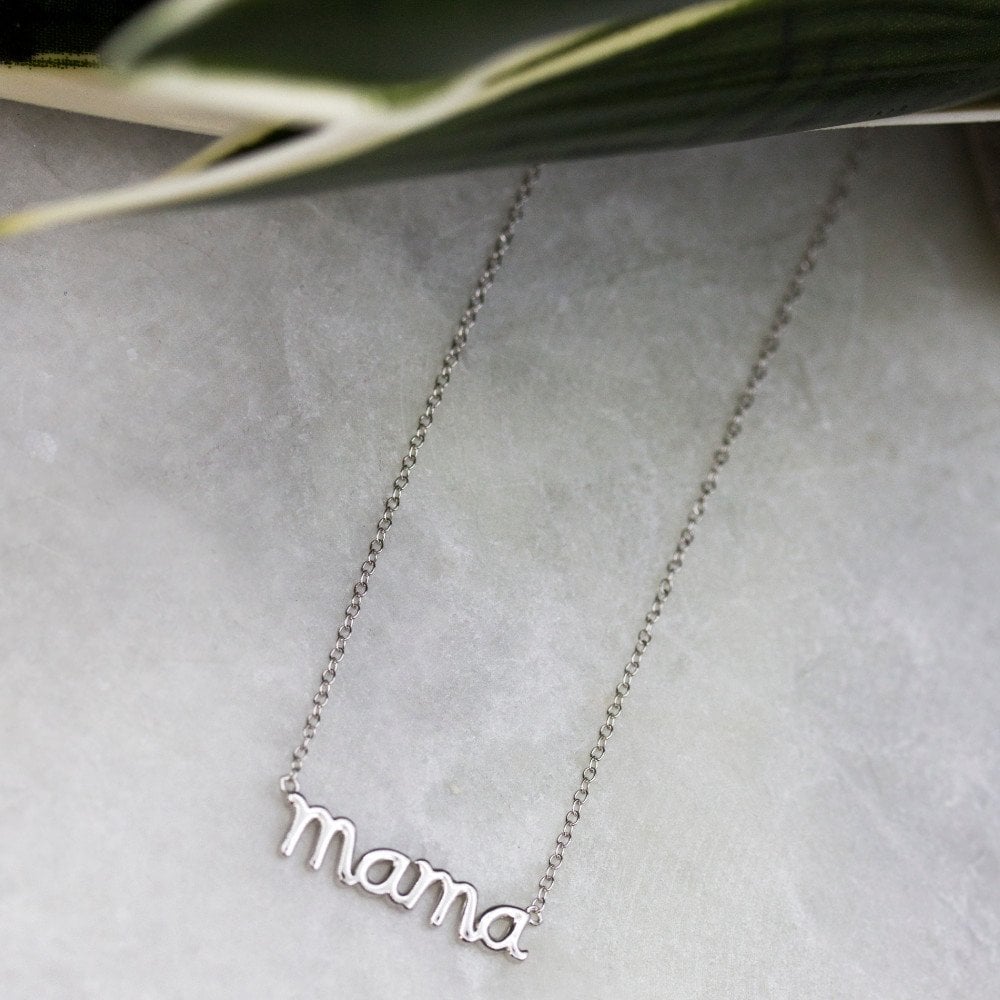 Sterling Silver MAMA Signature Necklace