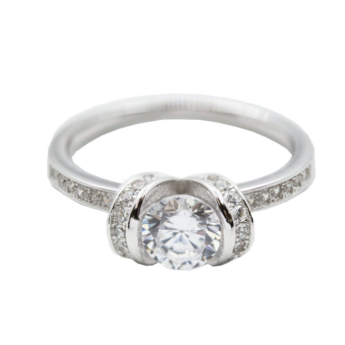 Aurevia Cubic Zirconia Engagement Ring