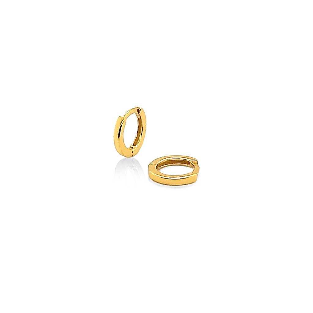 Gold Vermeil Petite Plain Huggie