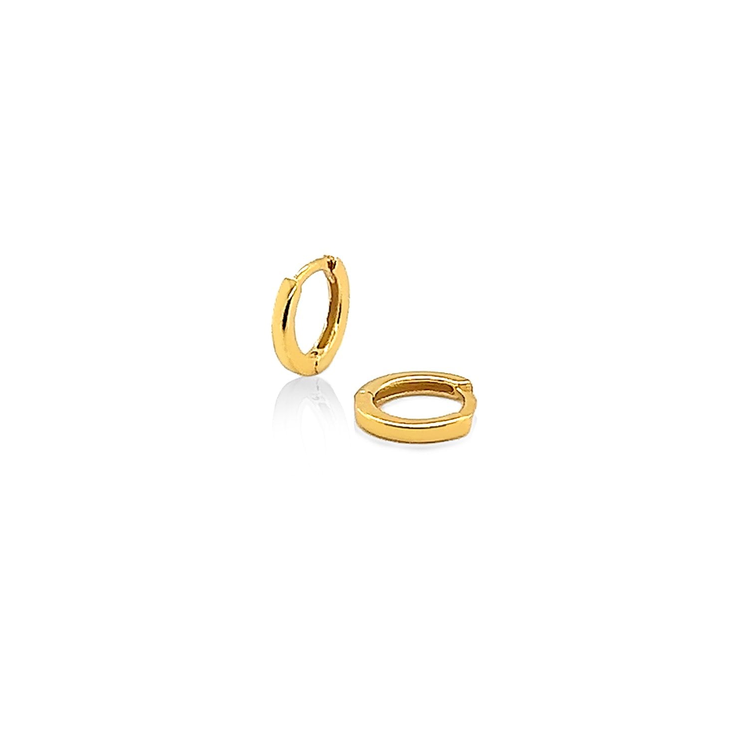 Gold Vermeil Petite Plain Huggie