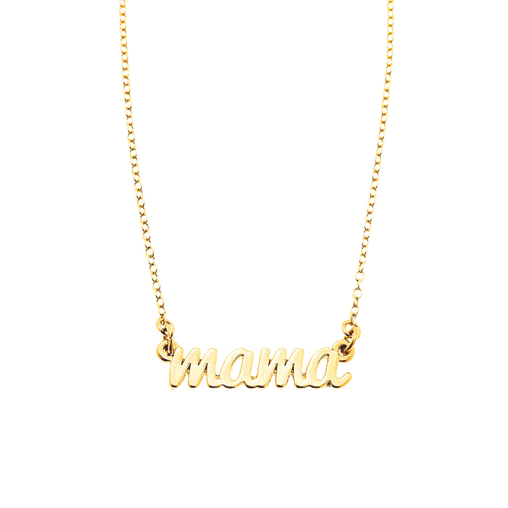 14K Gold Vermeil MAMA Signature Necklace