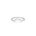 Sterling Silver Sunrise Stacking Ring