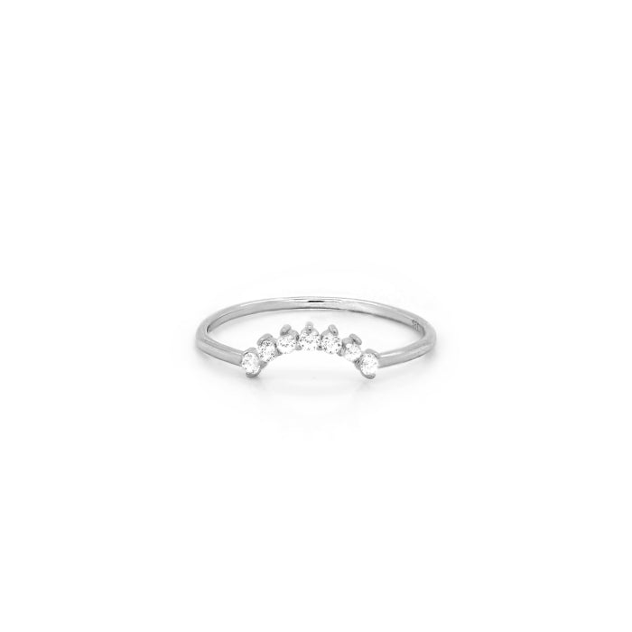 Sterling Silver Sunrise Stacking Ring