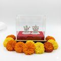 Silver Shri Ganesh-Laxmi Idol