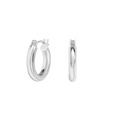 Sterling Silver Everyday Glam Hoop 2mm x 20mm Earrings