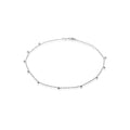 Sterling Silver Fancy Ball Anklet