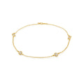 14K Gold Vermeil Designer Inspired by the Yard Anklet
