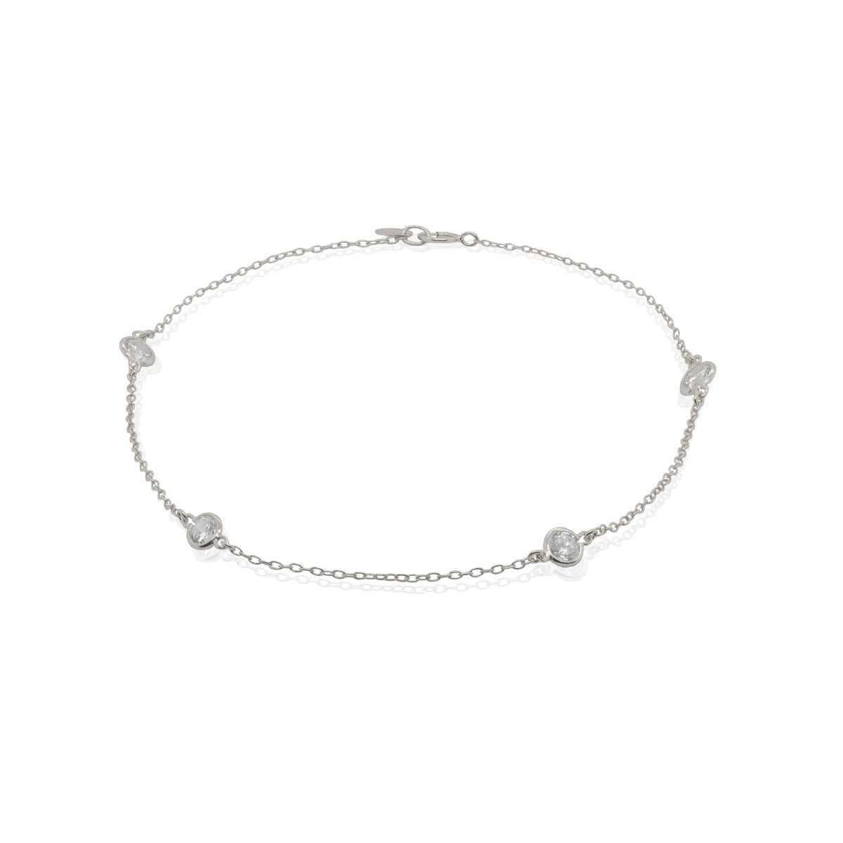 Sterling Silver Designer Inspired by the Yard Anklet