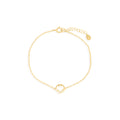 Gold Vermeil Smiley Face Bracelet