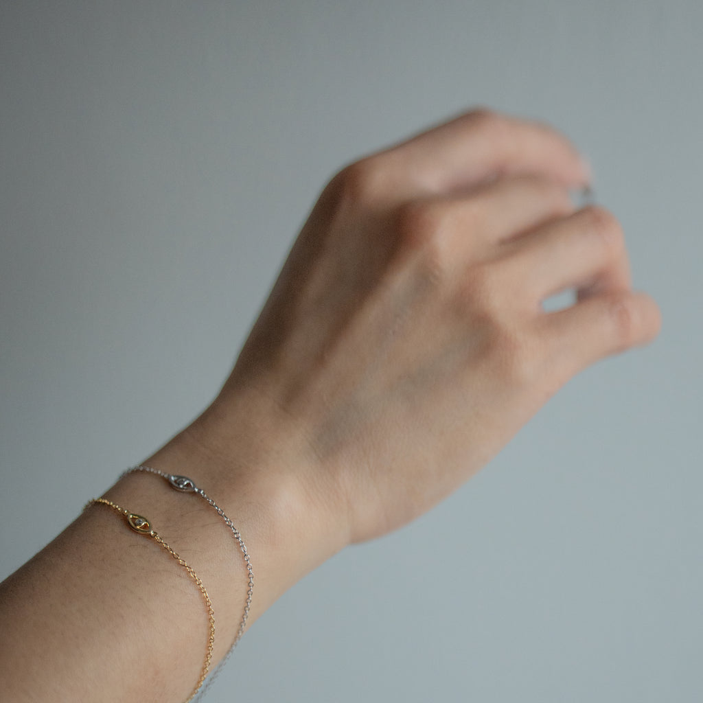 CZ Cutout Evil Eye Bracelet