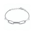Sterling Silver Paperclip Rolo Bracelet