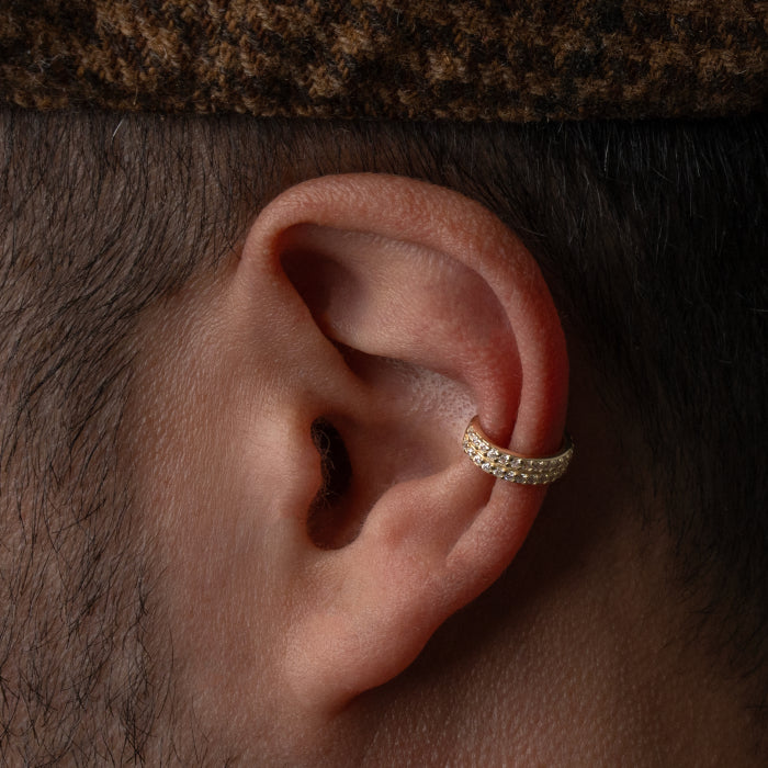 Double Row CZ Ear Cuff Earrings