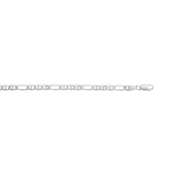 Sterling Silver Figaruccci Chain Bracelet - 11.1 gms
