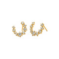 10K Yellow Gold Celeste Wreath Studs