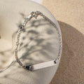 Sterling Silver flat Marina Baby Bracelet