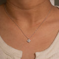 Aurevia Sterling Silver Clover Necklace
