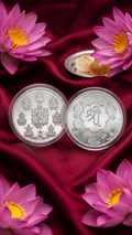 Ashta Lakshmi Pure 999 Silver Coin 10 gms
