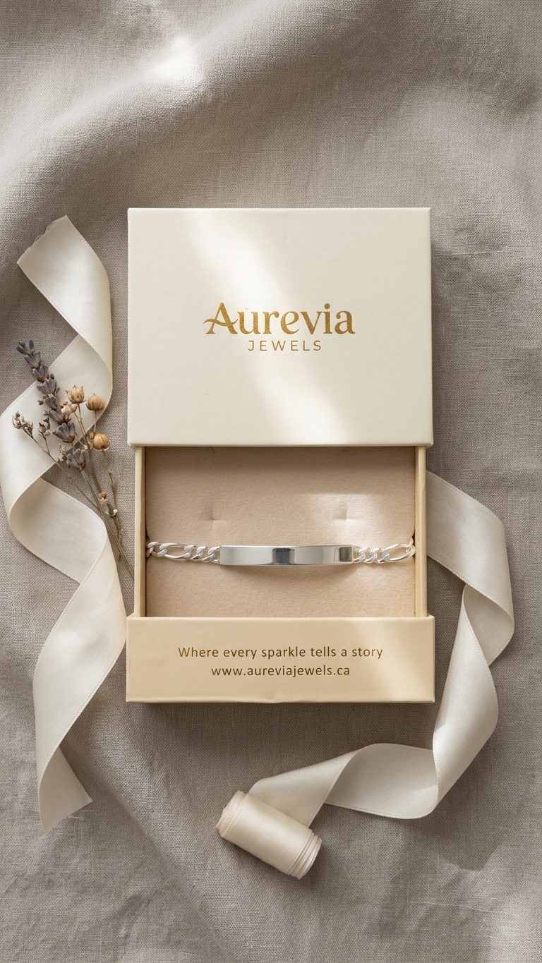 Sterling Silver Figaruccci Chain Bracelet - 11.1 gms