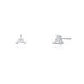 Cubic Zirconia Mini Triangle Studs